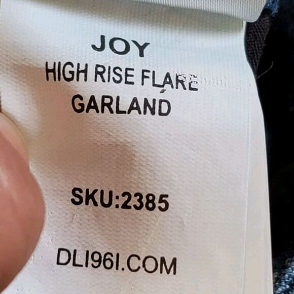 DL1961 Joy  High Rise Flare 4-Way Stretch Jeans Size 30 NWT - Picture 15 of 16